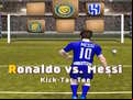 Juego Messi vs Ronaldo Kick Tac Toe