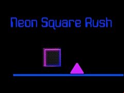 Juego Neon square Rush