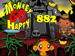 Juego Monkey Go Happy Stage 882