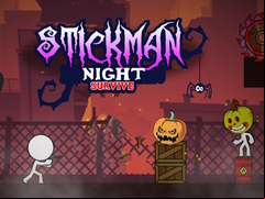 Juego Stickman Night Survive