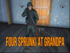 Juego Four Sprunki at Grandpa