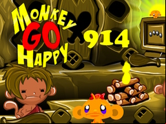 Juego Monkey Go Happy Stage 914