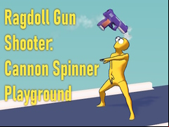 Juego Ragdoll Gun Shooter: Cannon Spinner Playground