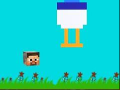 Juego Chicken Jockey Flappy Minecraft